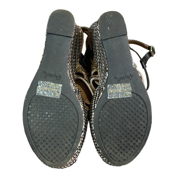 Qupid Platform Wedge Heel Sandals Size 7 - Picture 10 of 12